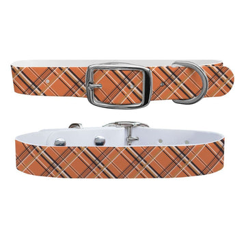 Fall Plaid Dog Collar Dog Collar C4 BELTS